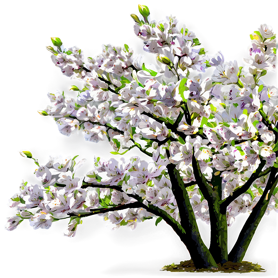 Spring Blooming Trees Png Acv