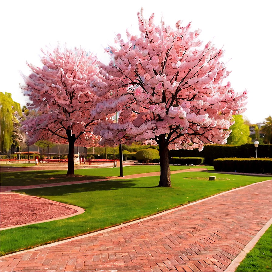 Spring Blossom Park Photo Png Kie