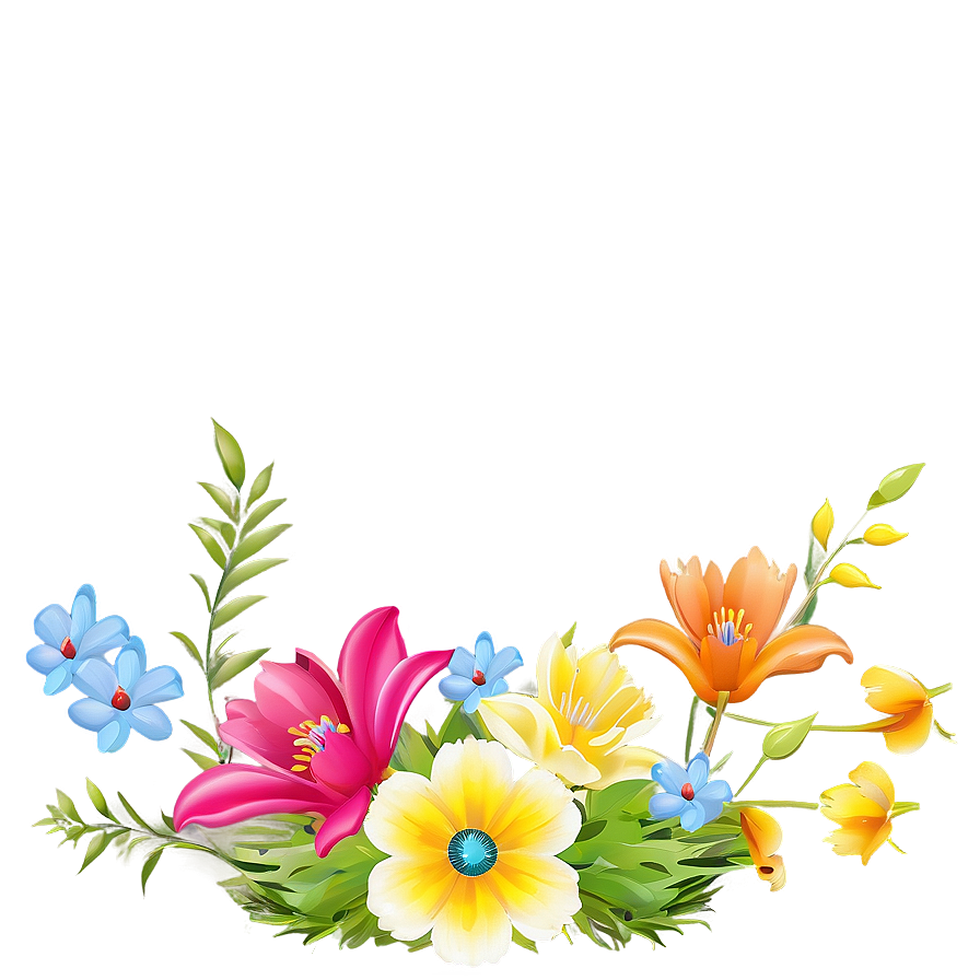 Spring Corner Flower Png 06272024