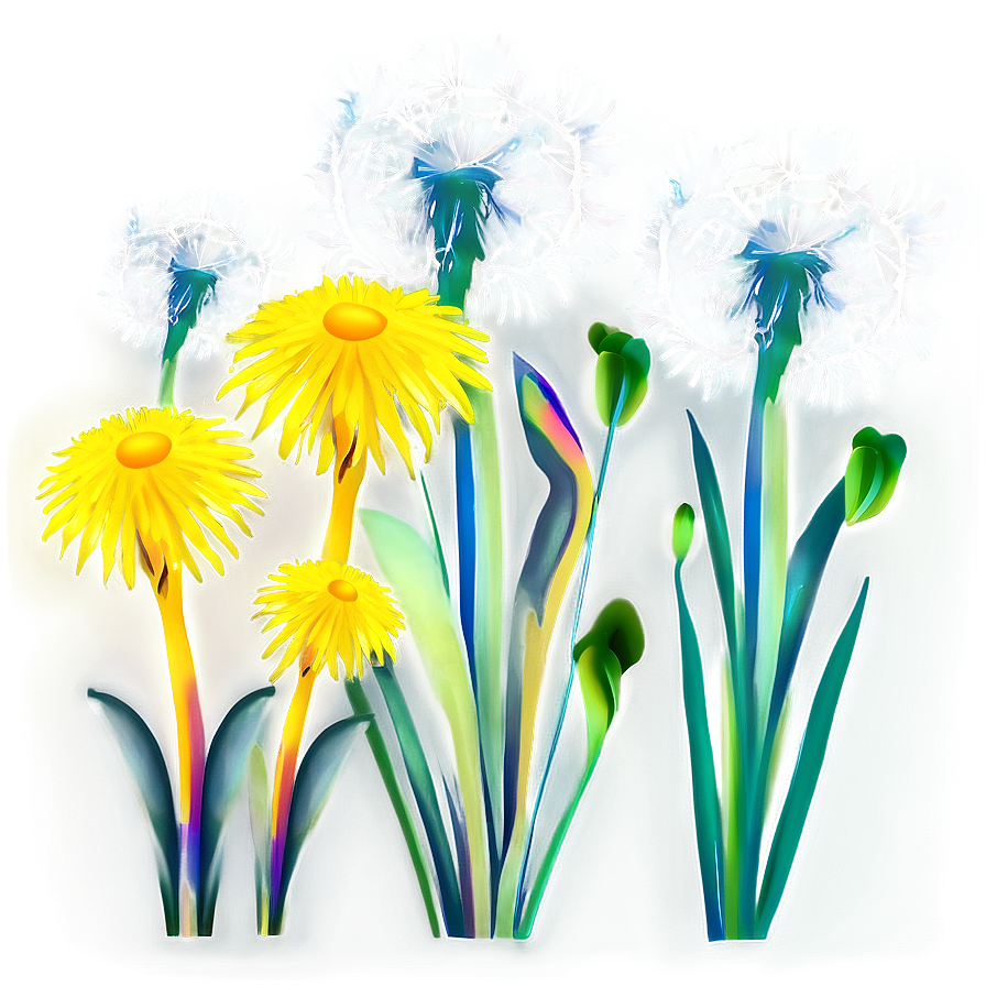 Spring Dandelions Png Hxb6