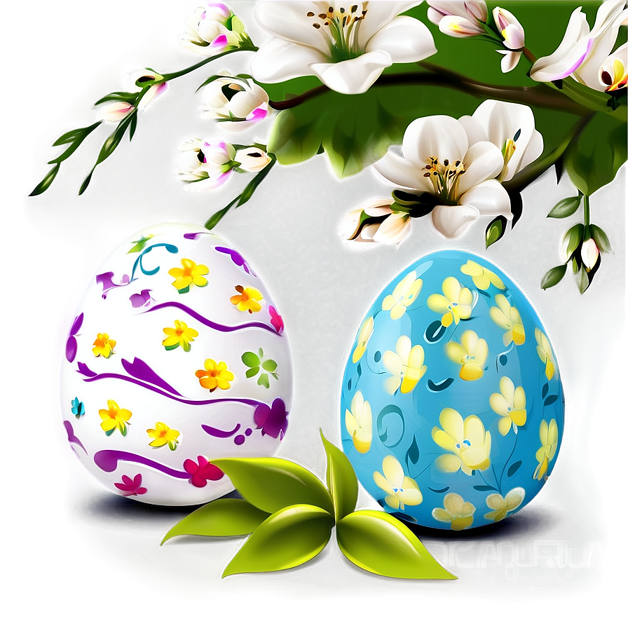 Spring Easter Background Png Wpj