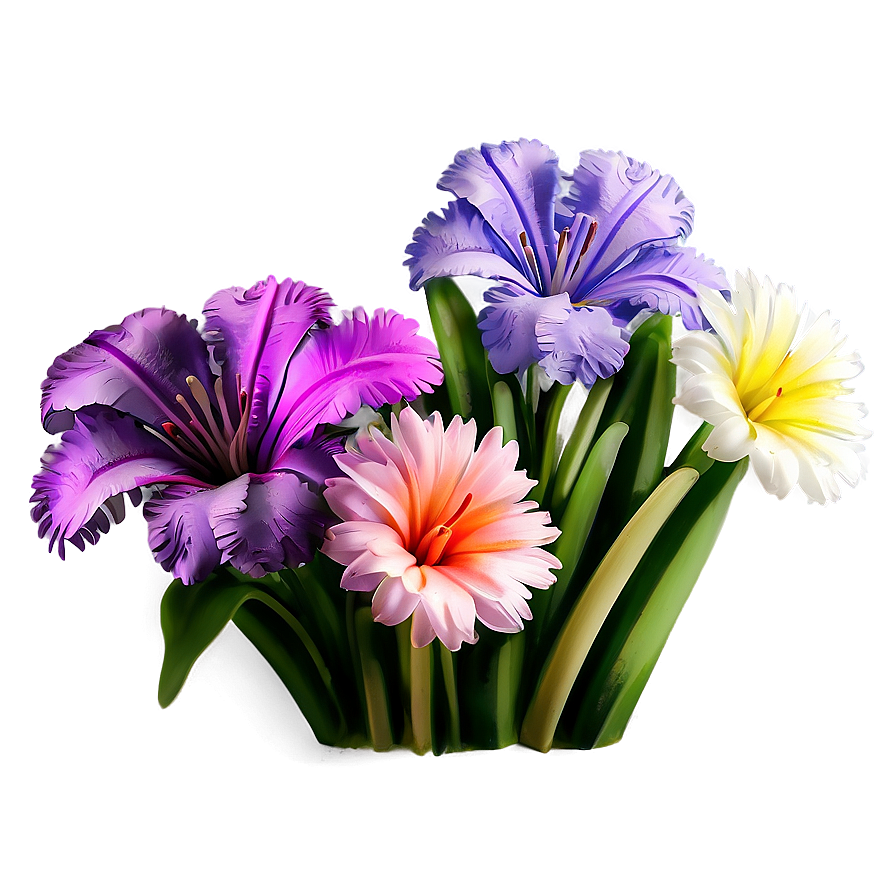 Spring Flower Bouquet Png Kpm