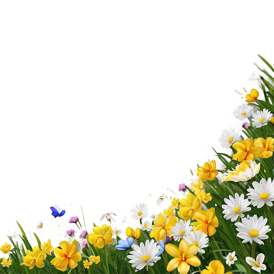 Spring Flower Field Png 70