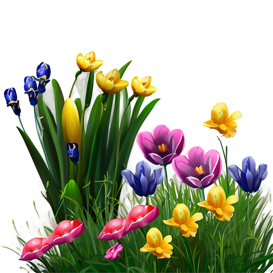 Spring Flower Field Png Dnl