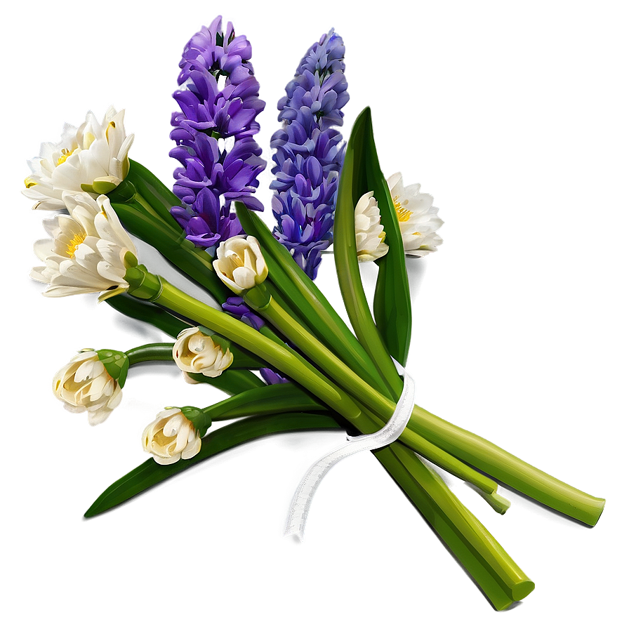 Spring Flowers Bouquet Png Qll13