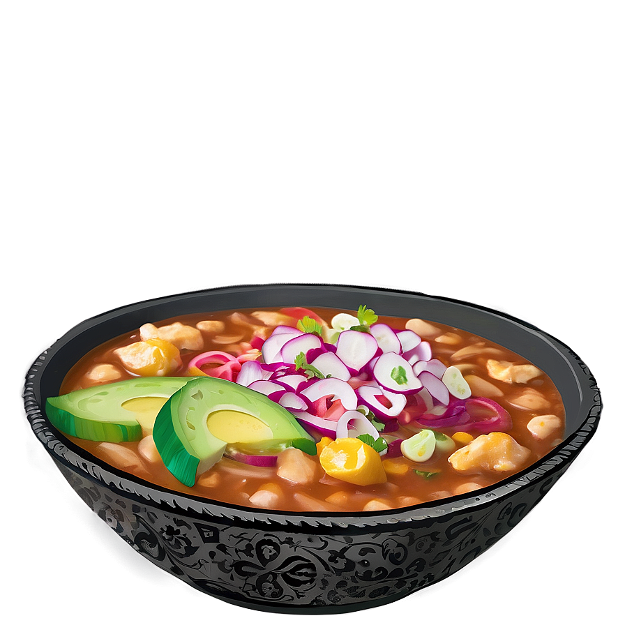 Spring Fresh Pozole Bowl Png Xyt