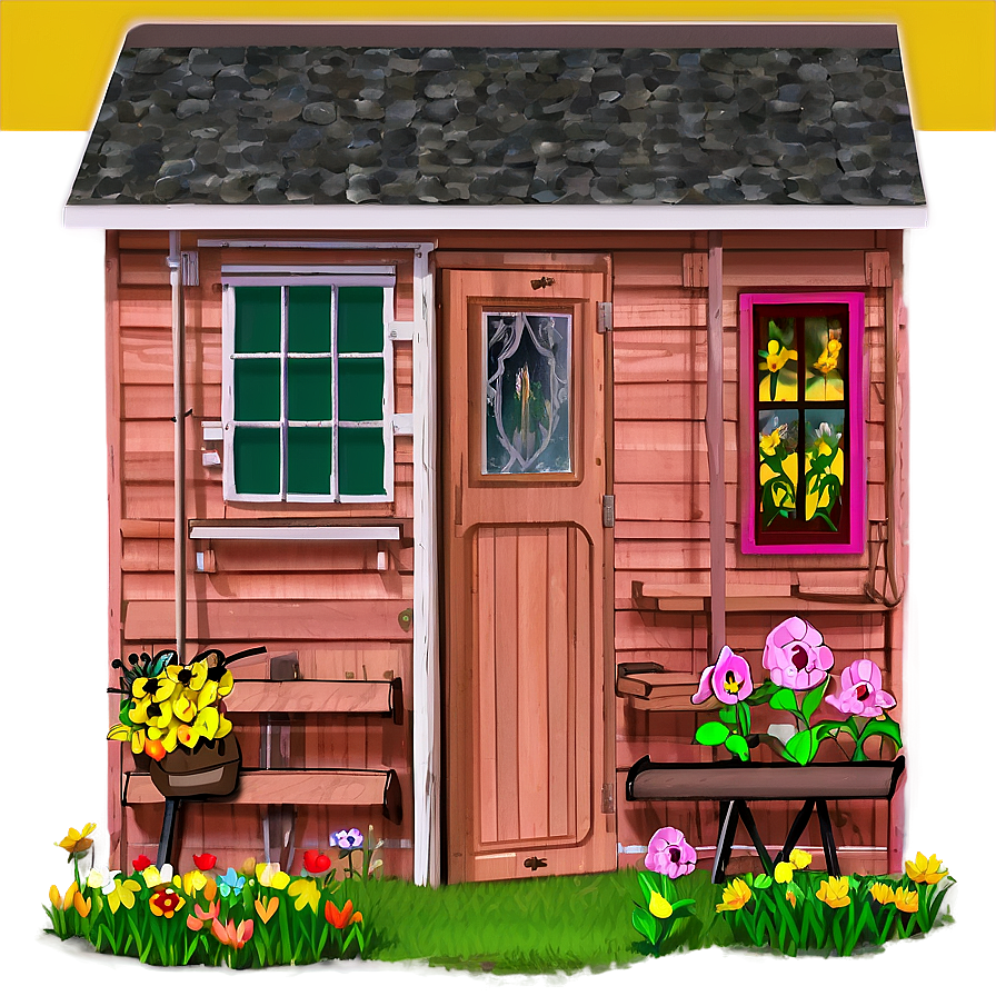 Spring Garden Shed Png 90