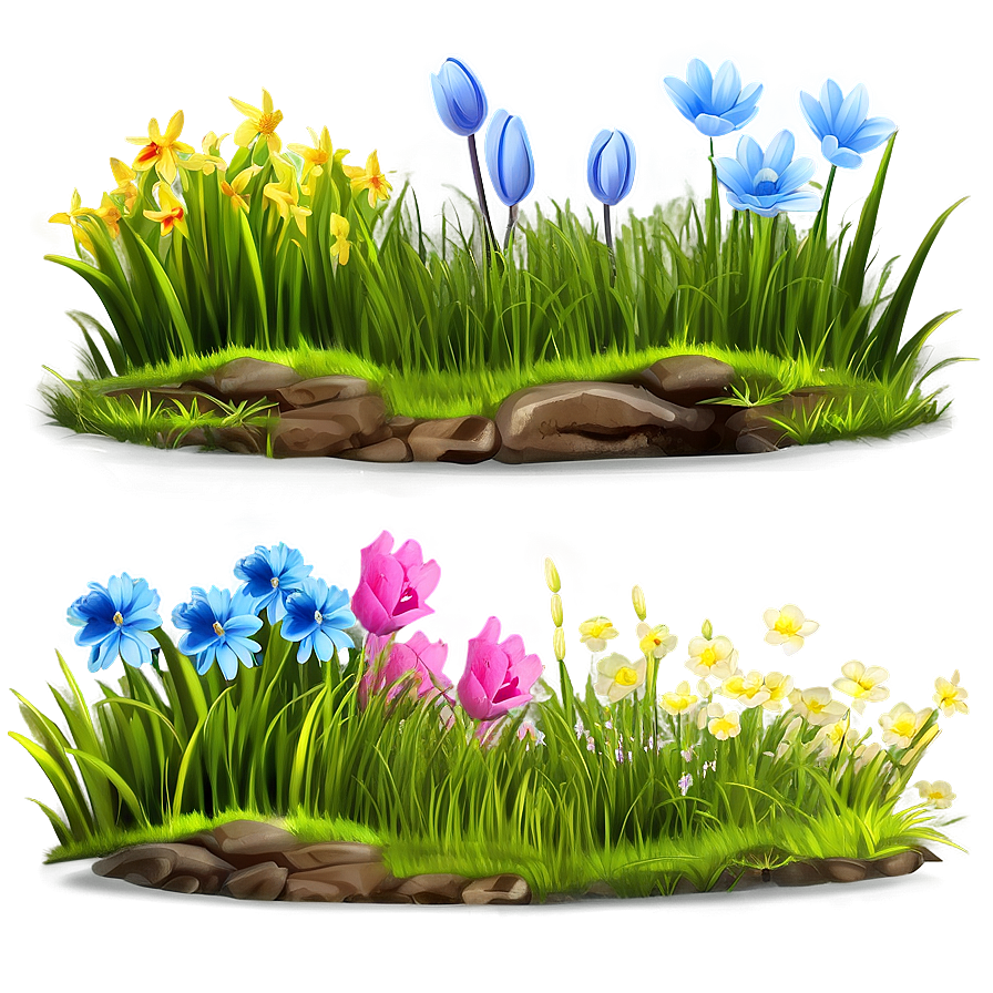 Spring Grass Landscape Png Imh