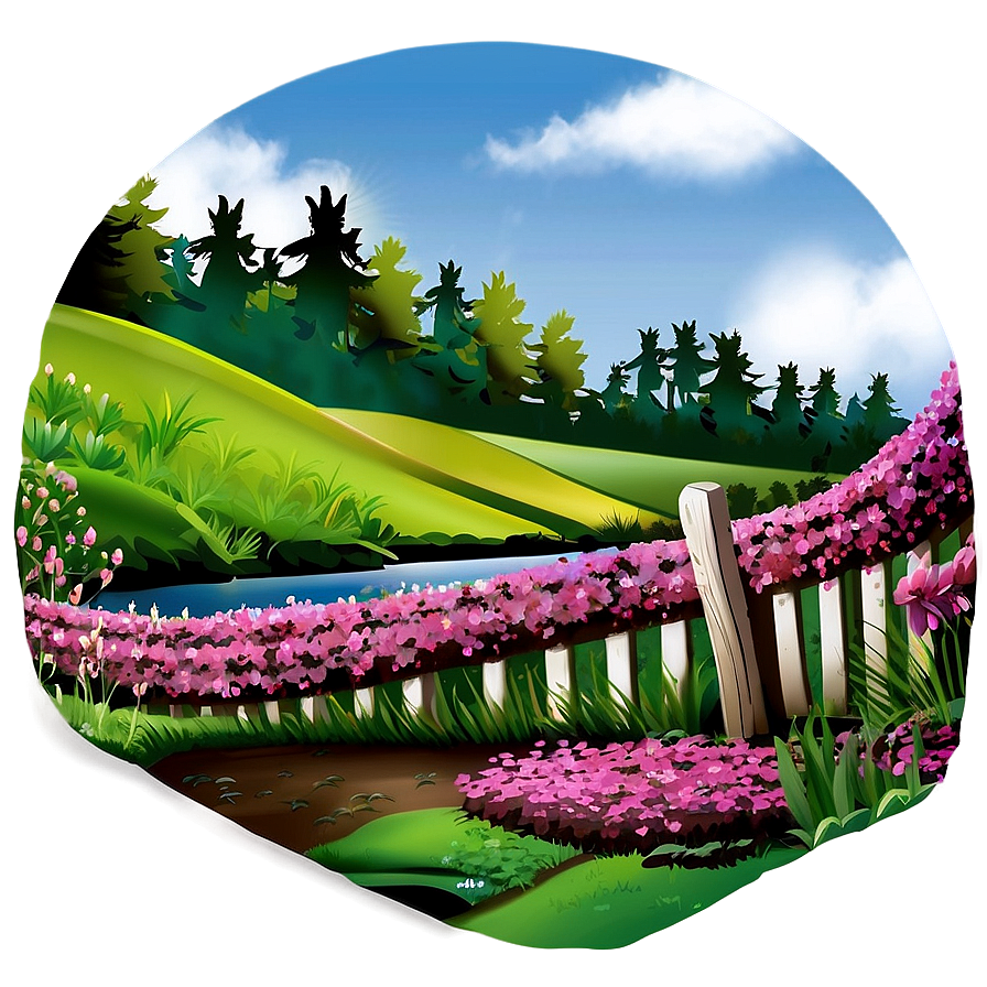 Spring Landscape Png 2