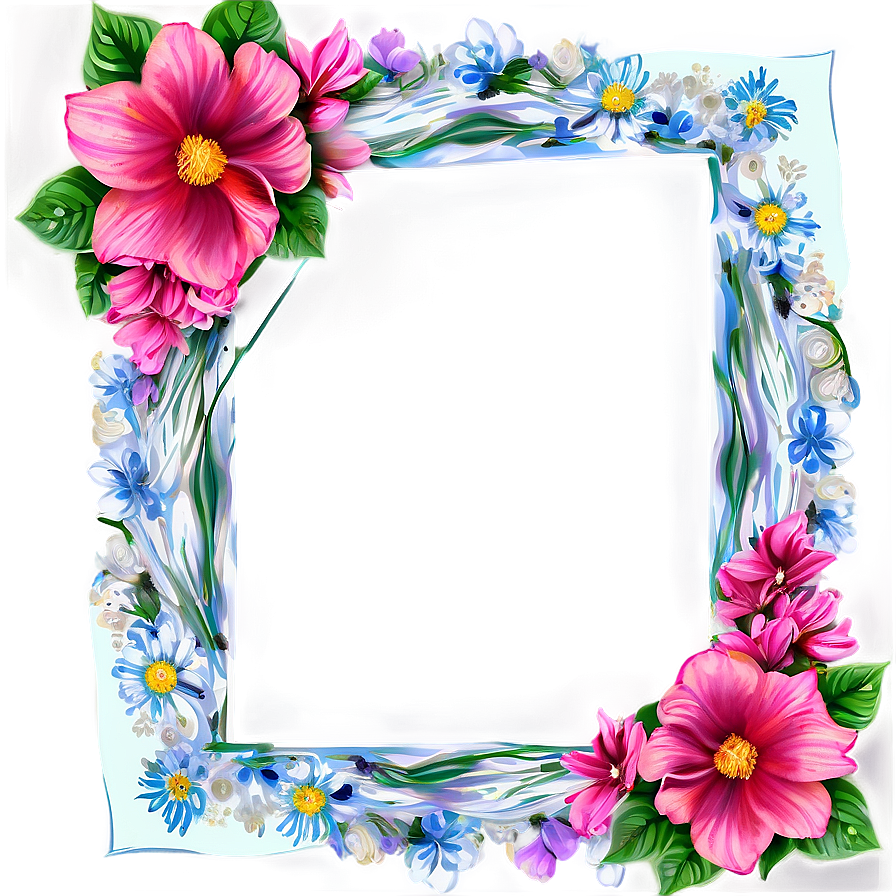 Spring Wedding Frame Png Ihj