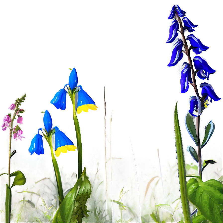 Spring Wildflowers Field Png 55