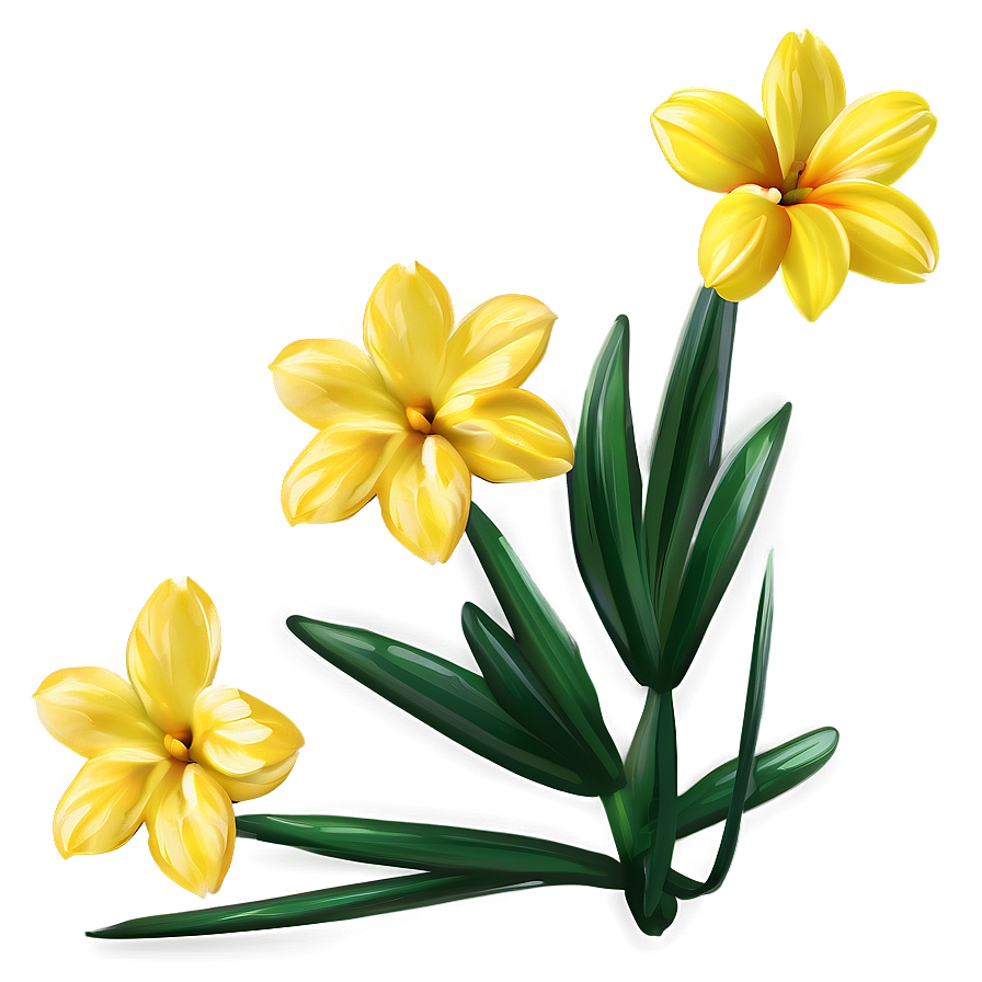 Spring Yellow Flowers Png Vou