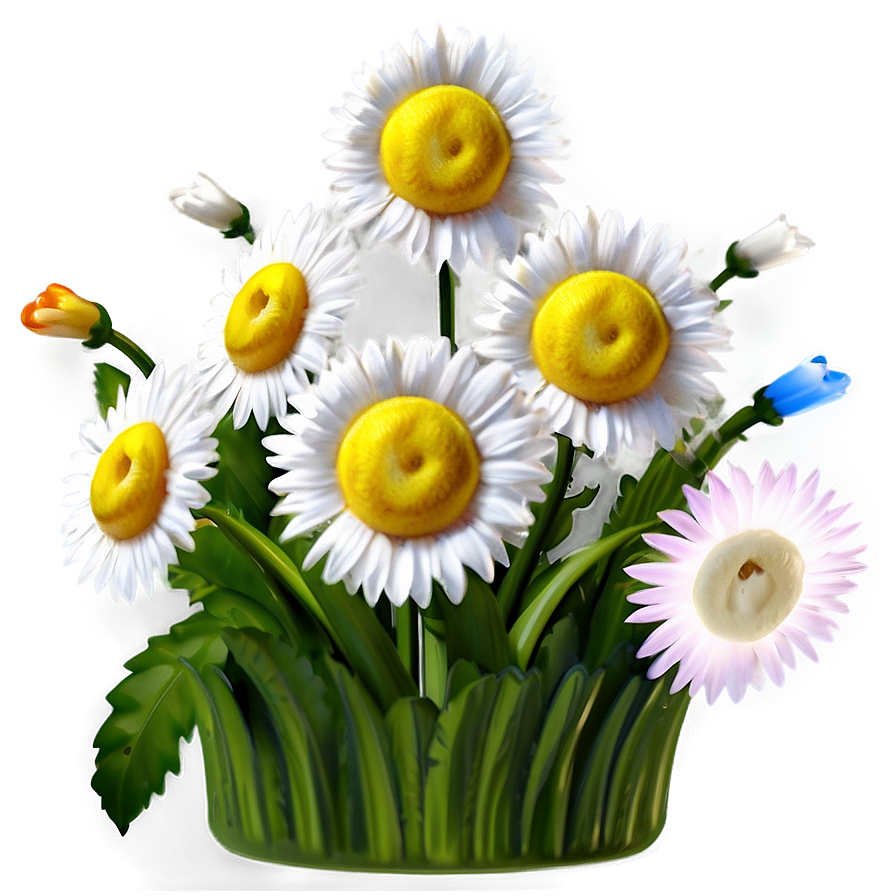 Springtime Daisy Flower Png 94