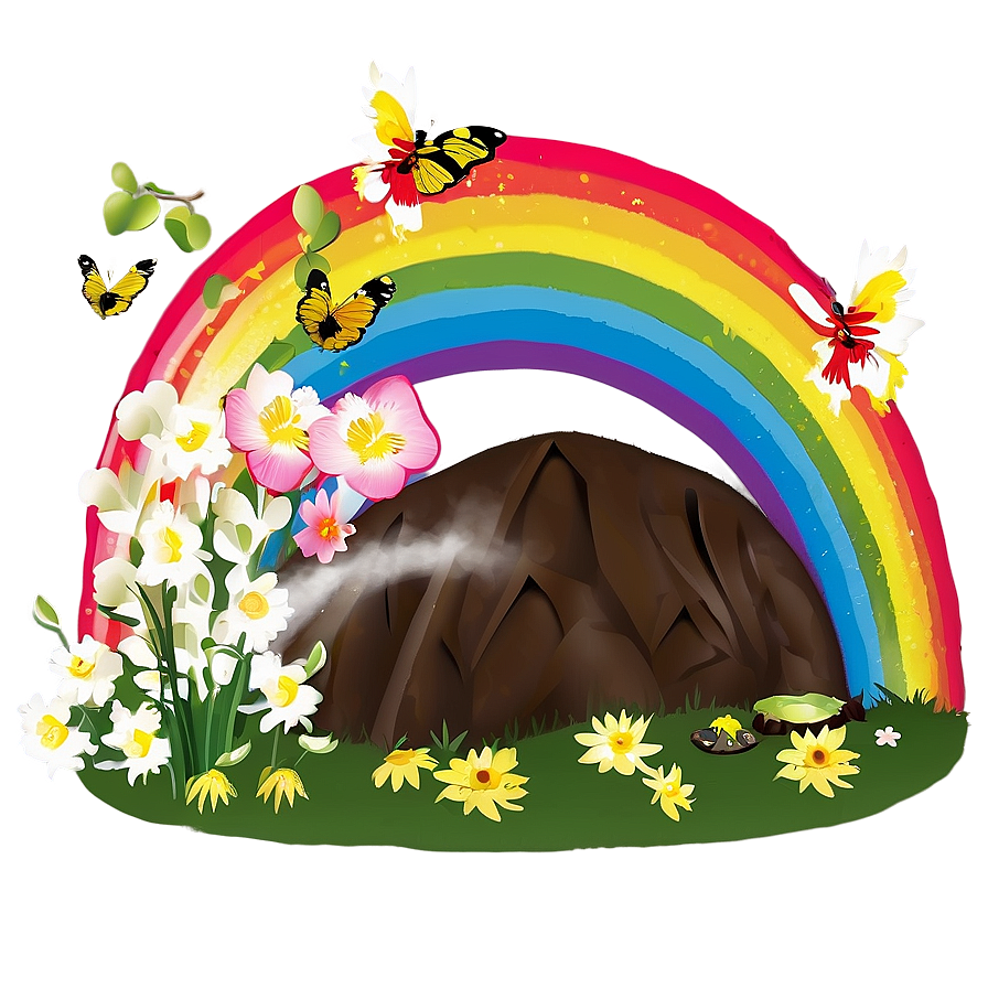 Springtime Rainbow Png Cvc82