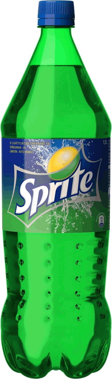 Sprite Bottle1.5 L Transparent Background