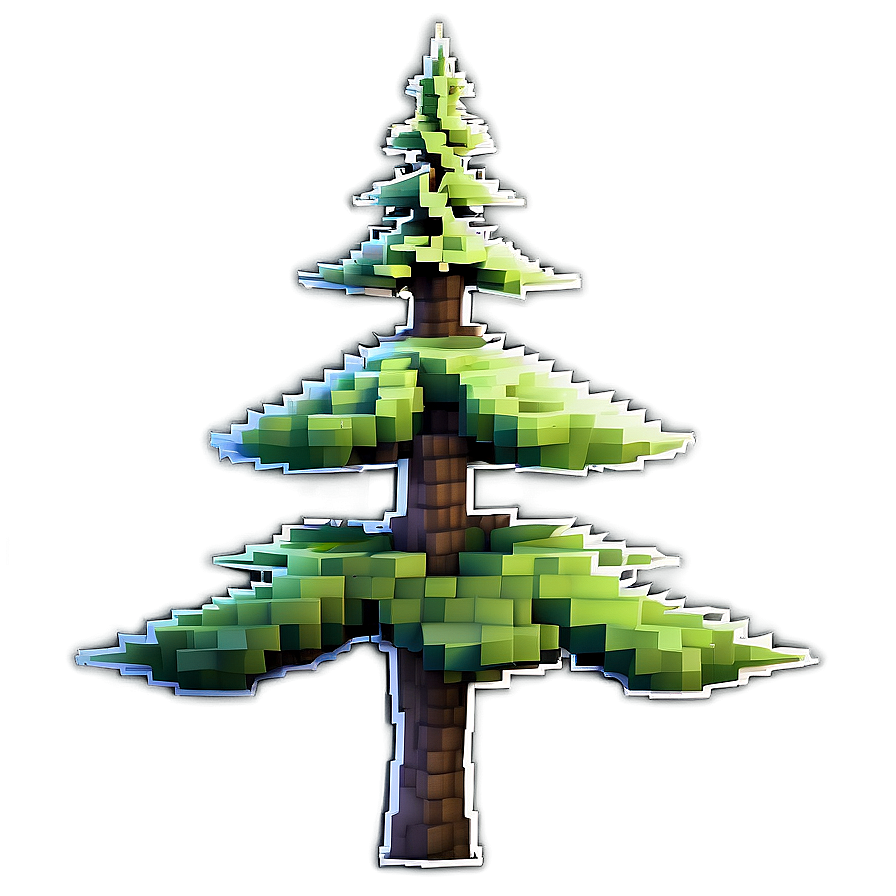 Spruce Tree Minecraft Design Png 34