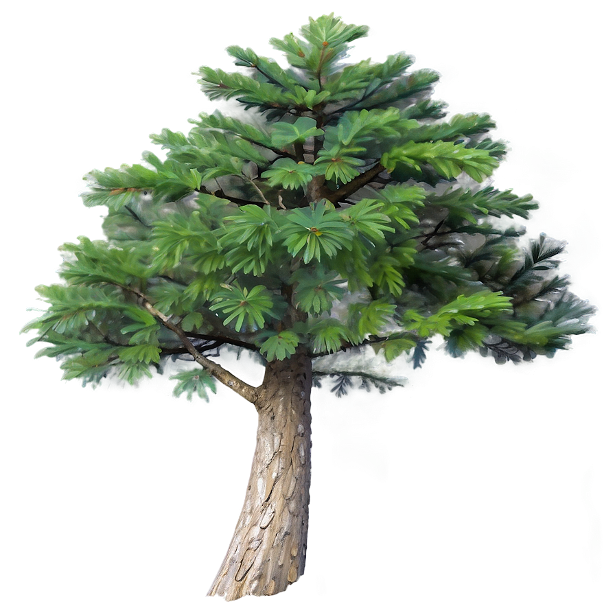 Spruce Tree On Hilltop View Png Mjs