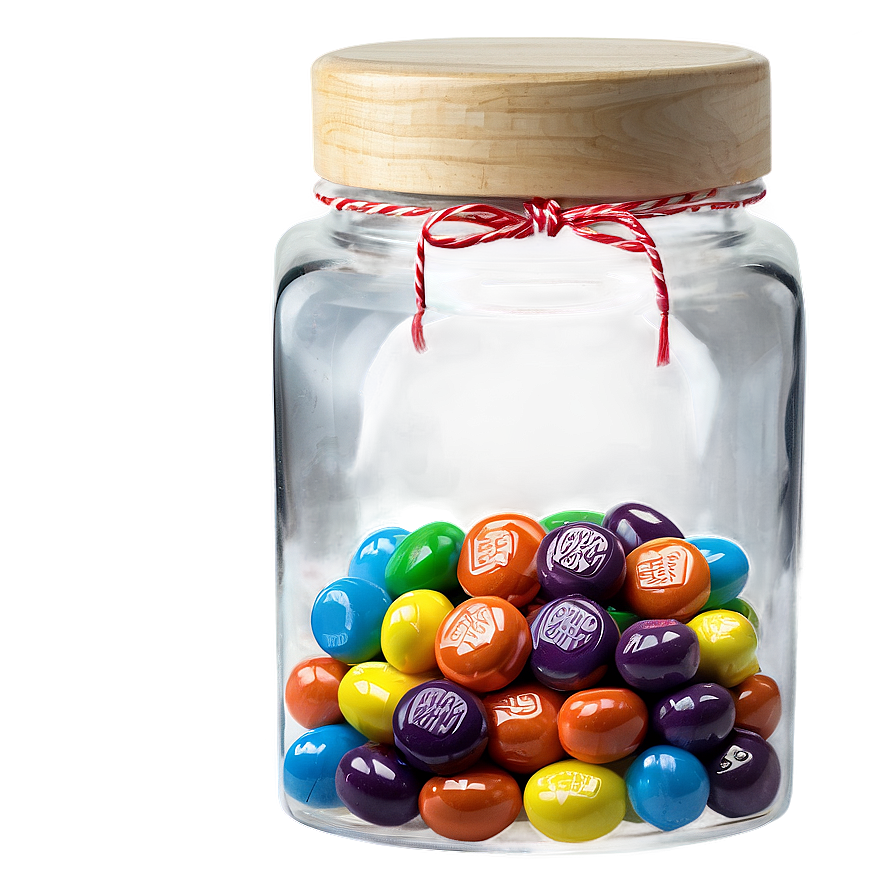 Square Candy Jar Png 06292024