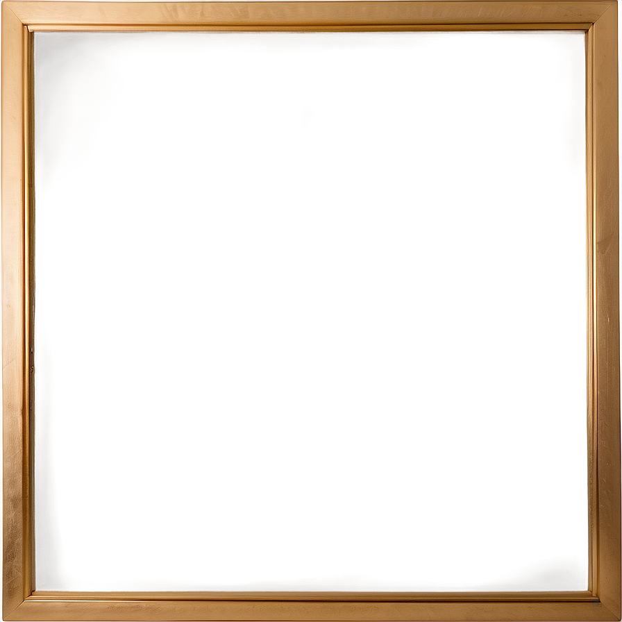 Square Golden Frame Png 05252024