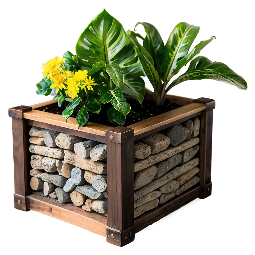 Square Planter Box Png Nkp40