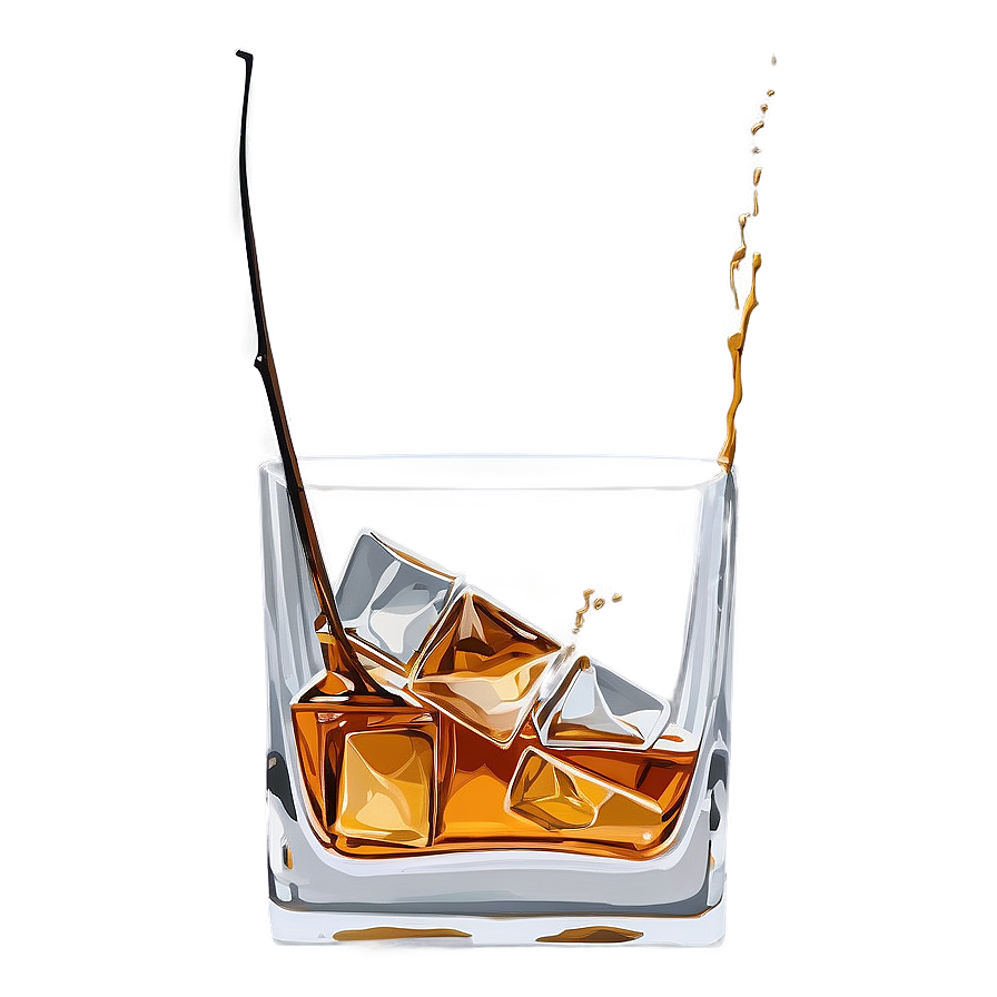 Square Whiskey Glass Png Fgp28