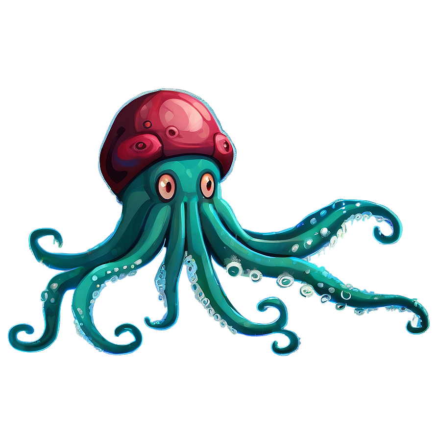 Squid Pixel Art Png 31