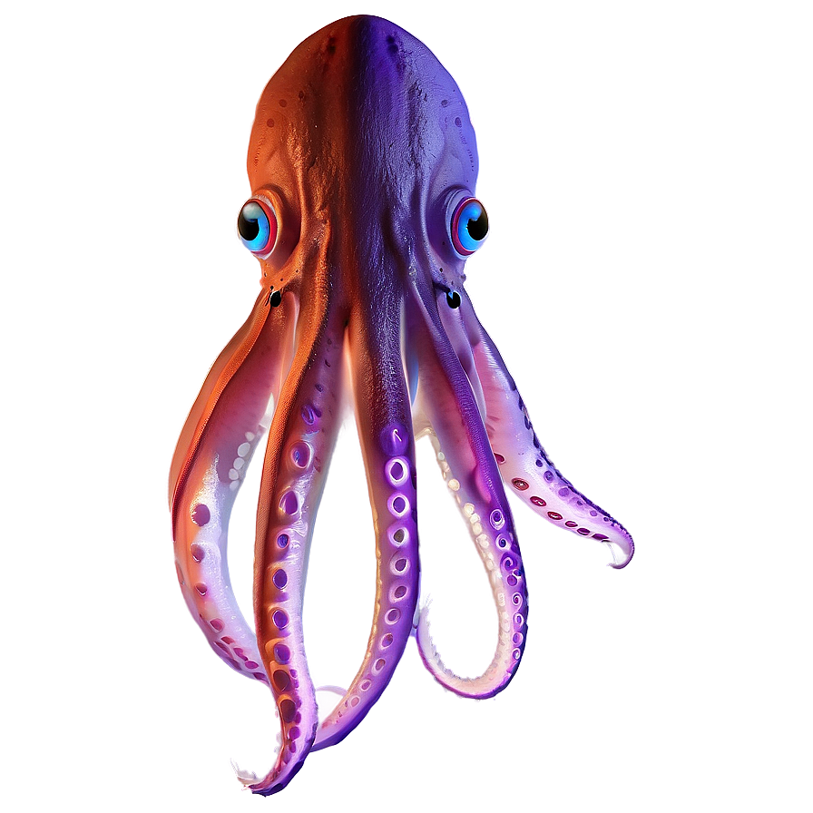 Squid Sketch Design Png 05242024