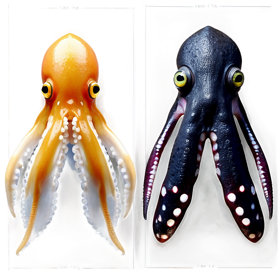 Squid Species Comparison Png Siq38