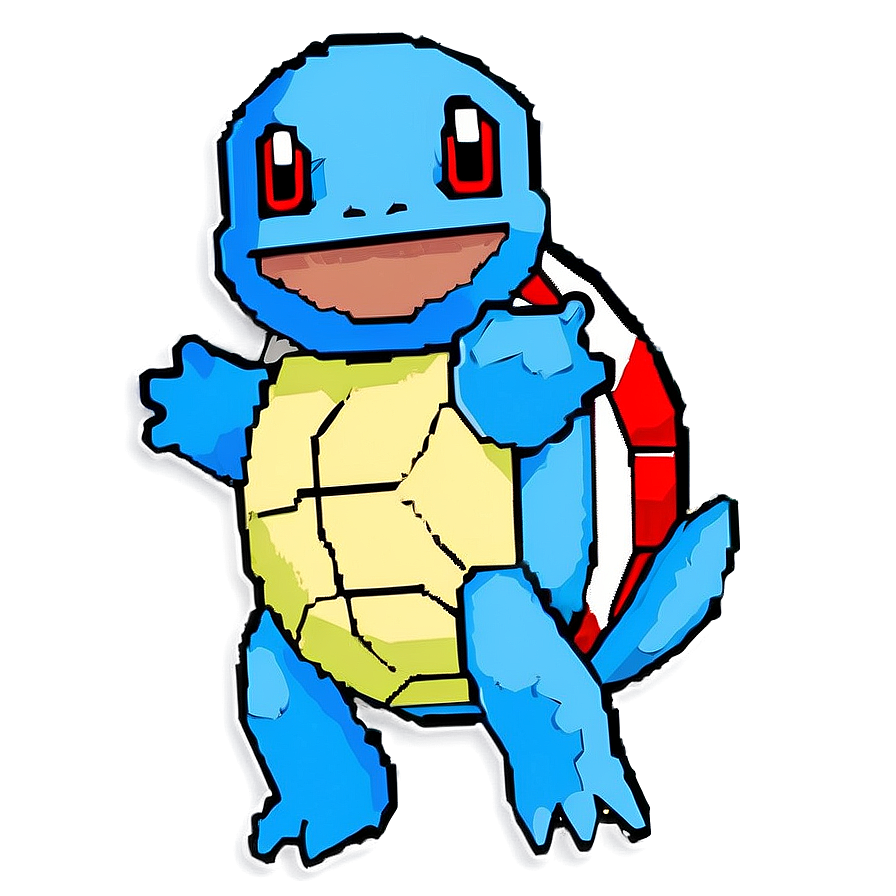 Squirtle 8-bit Art Png Oim19