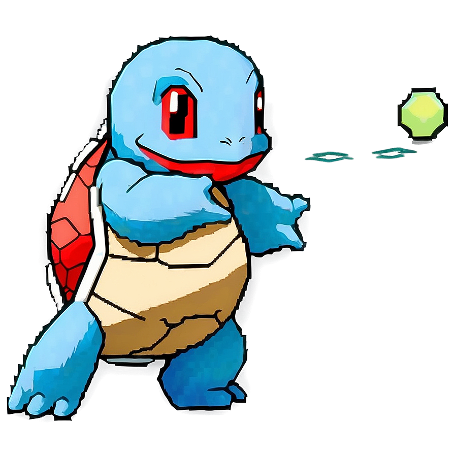 Squirtle Pixel Art Png 37