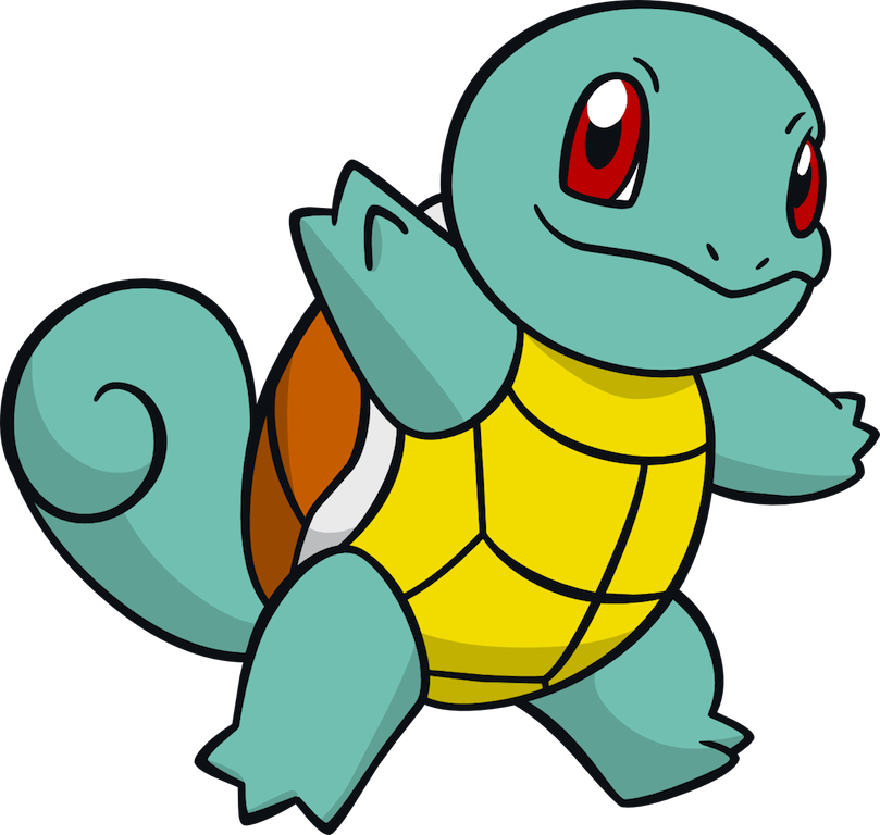 Squirtle Pokemon Character Illustration