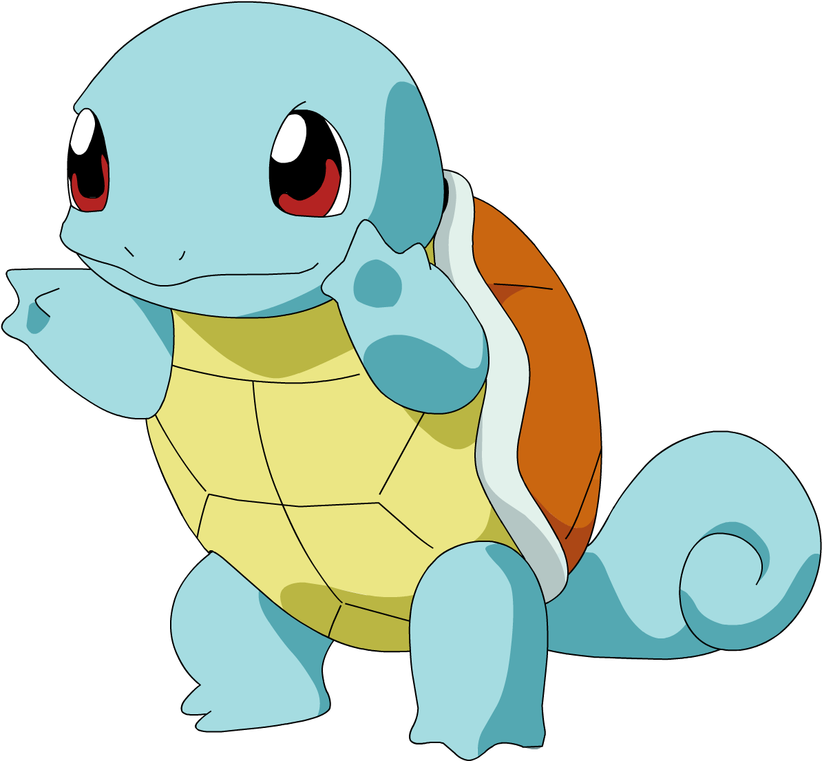 Squirtle Pokemon Character Illustration