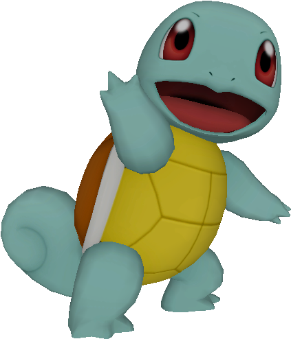 Squirtle Pokemon3 D Model