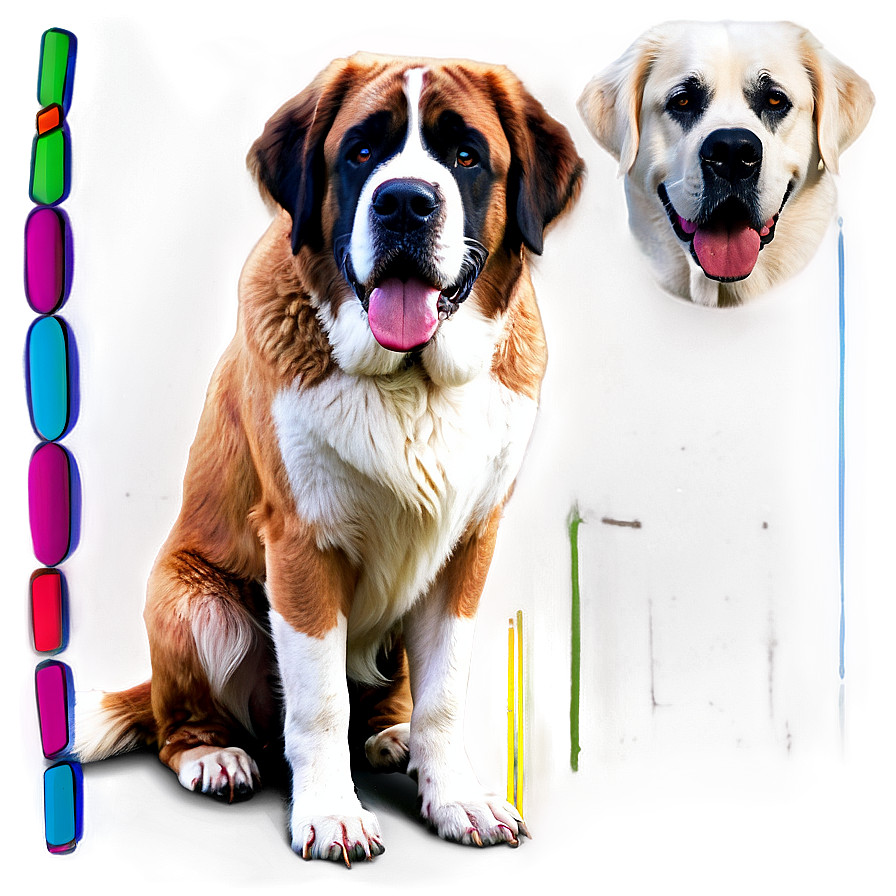 St Bernard Family Portrait Png 78