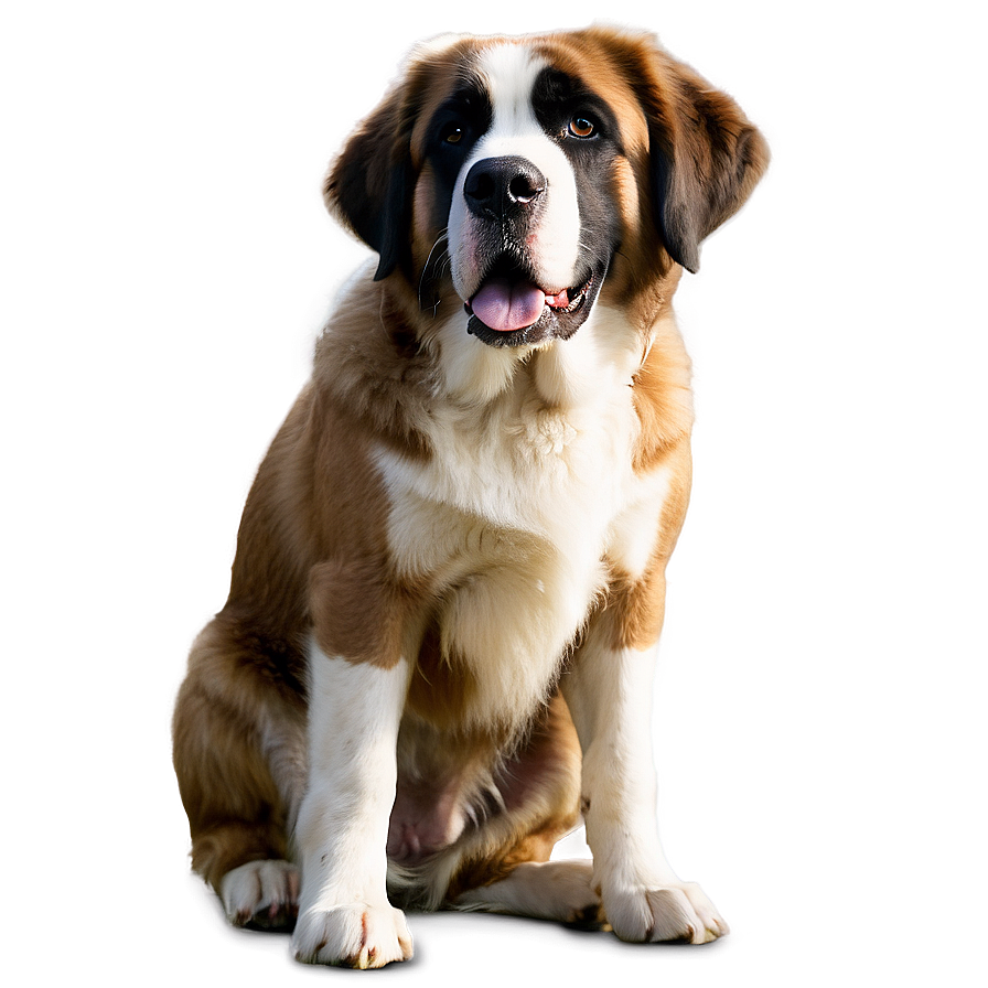 St Bernard Mountain Rescue Dog Png 1