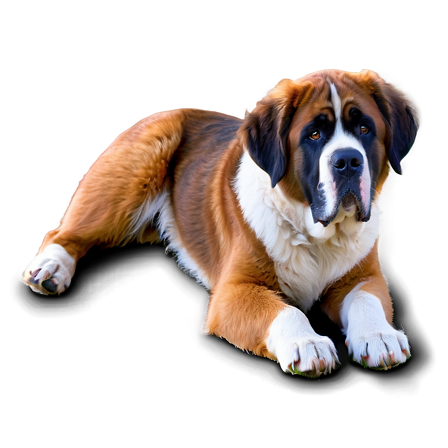 St Bernard Sitting Pretty Png Ouc