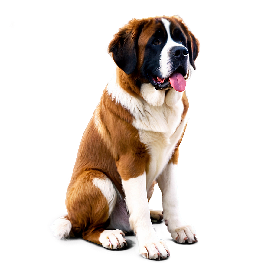 St Bernard Sitting Pretty Png Wuj46