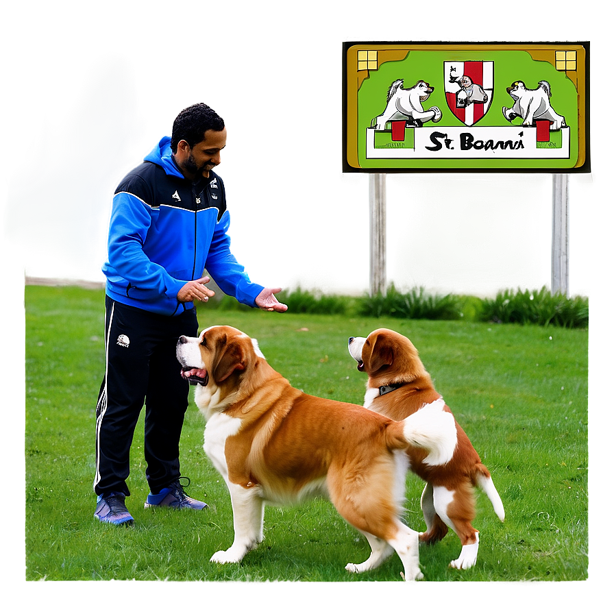 St Bernard Training Session Png 06292024