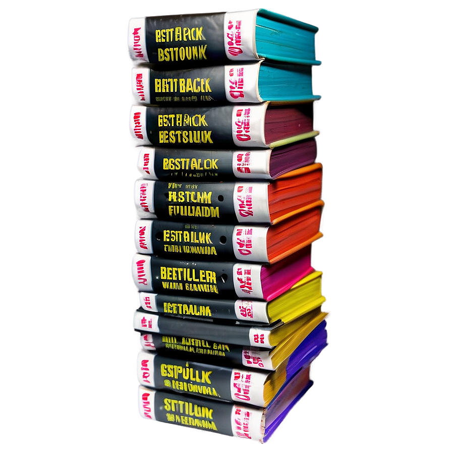 Stack Of Bestsellers Png 93