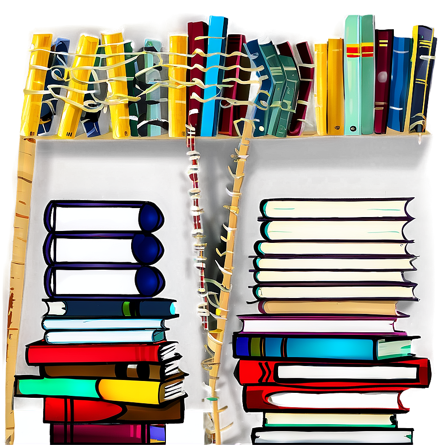 Stack Of Books Png 05252024