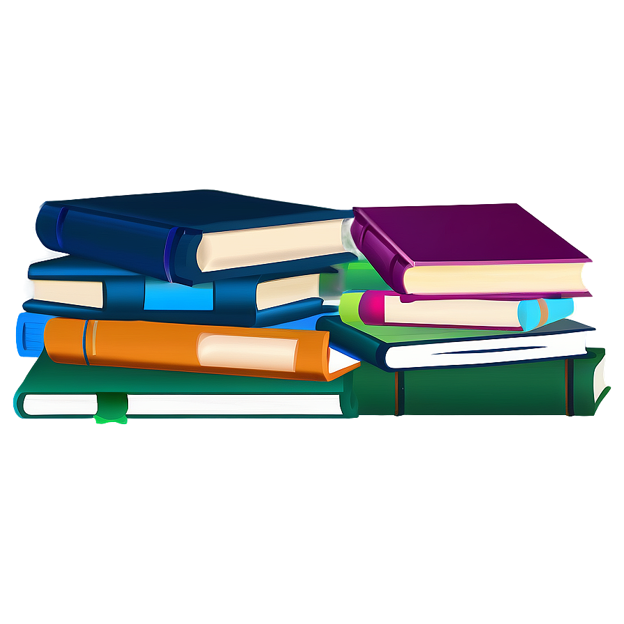 Stack Of Books Vector Png Eub