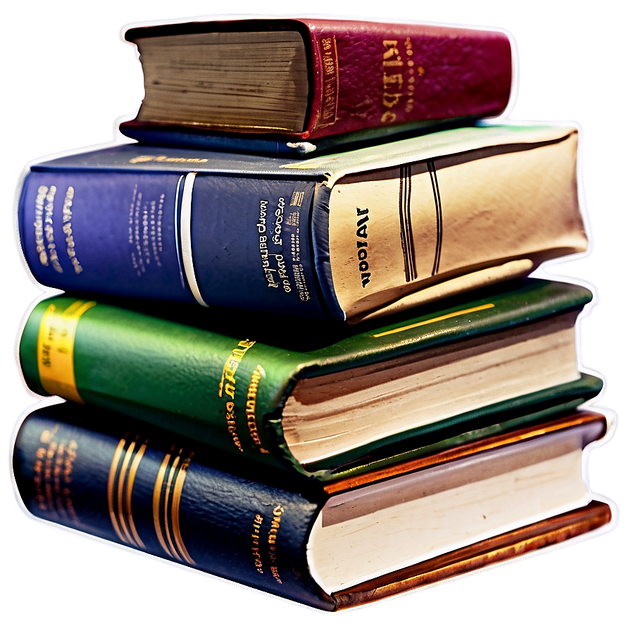 Stack Of Diy Books Png 05252024