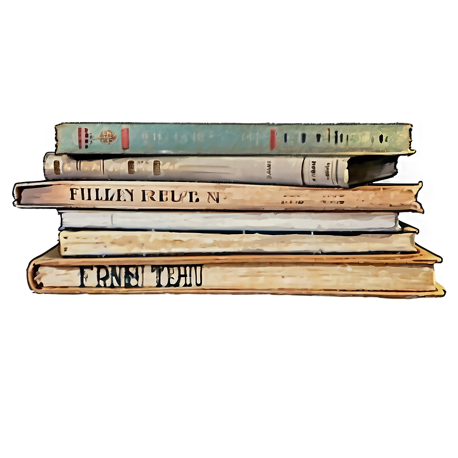 Stack Of History Books Png Skj