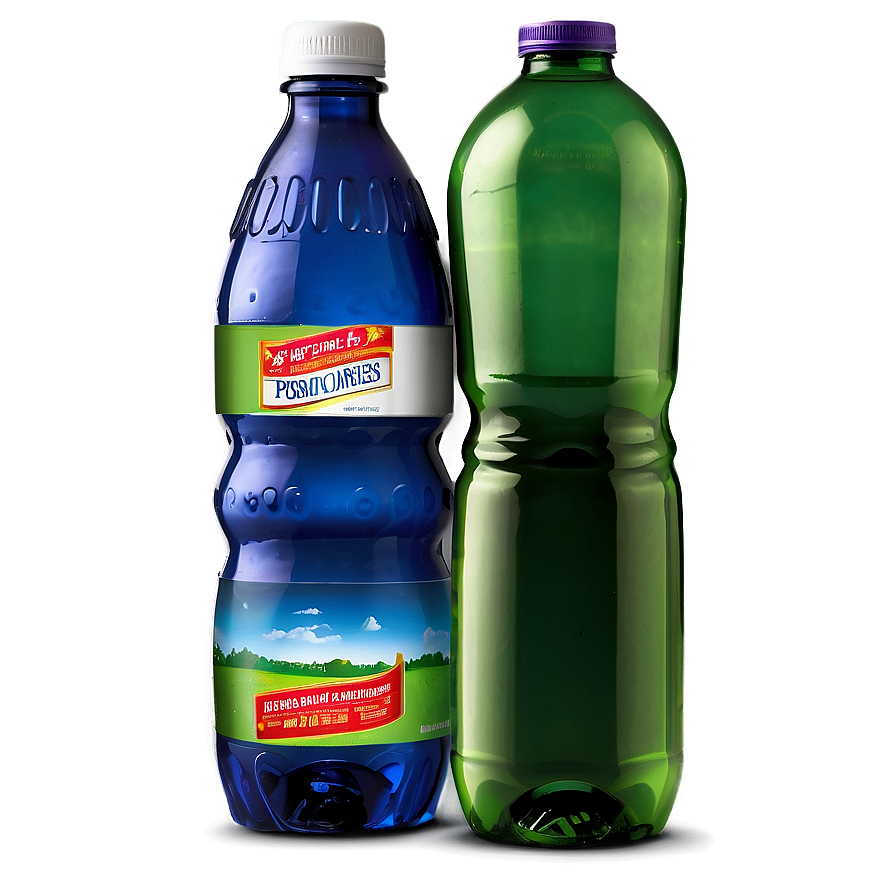 Stack Of Plastic Bottles Png 05252024