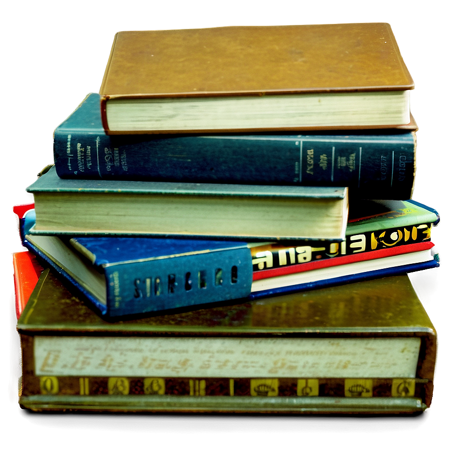 Stacked Books Image Png Hcd82