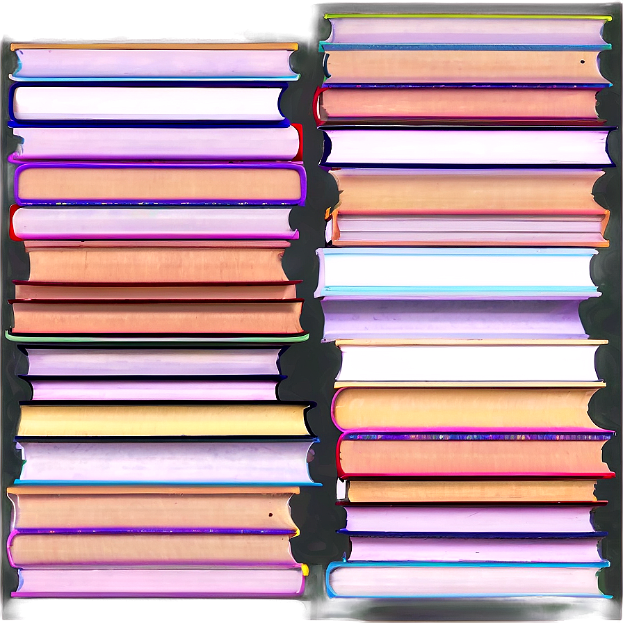 Stacked Business Books Png Tie