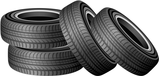 Stacked Car Tires Clipart