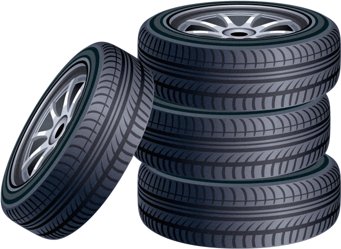 Stacked Car Tires Clipart