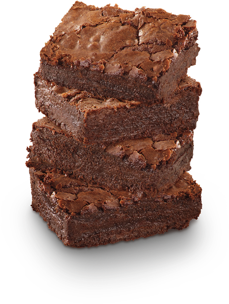 Stacked Chocolate Brownies Dessert