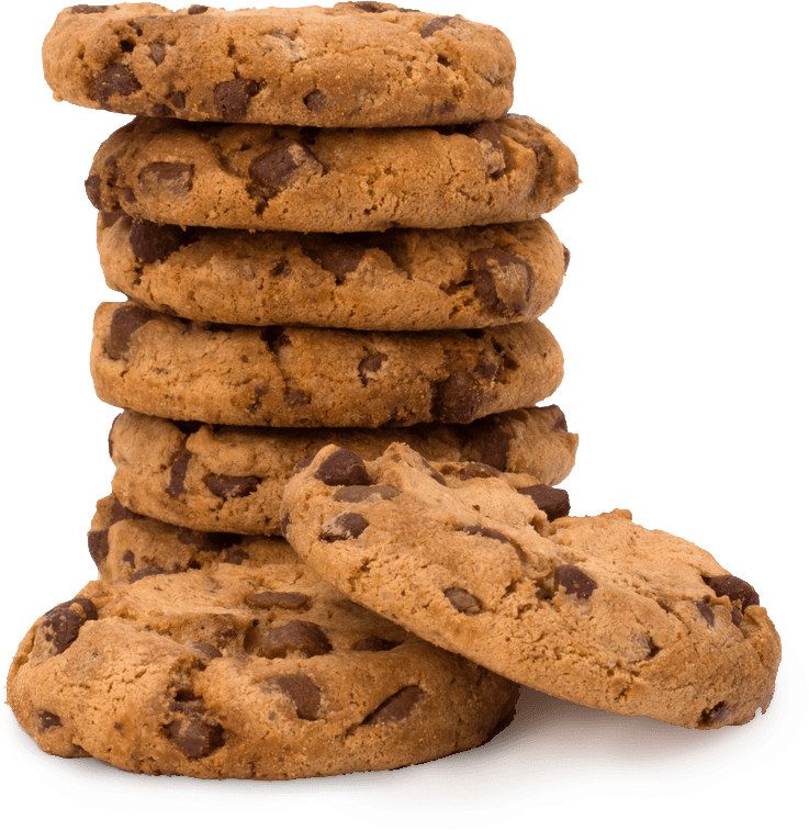 Stacked Chocolate Chip Cookies